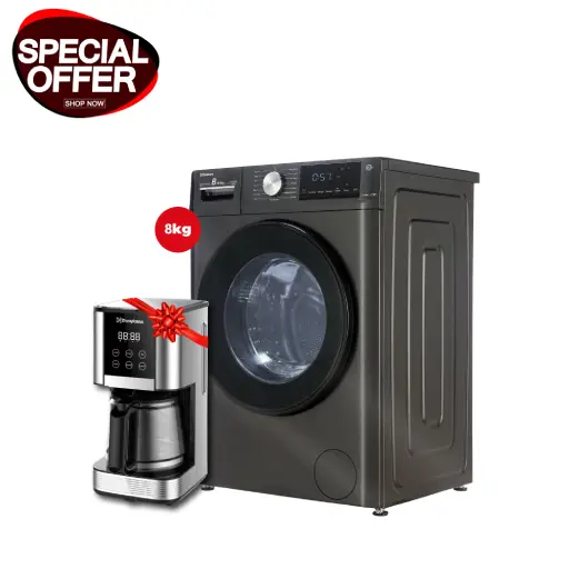Offre spéciale: Lave linge séchant AWDF 1410 SIL B + Machine à café ACM 1429 SS BK offert