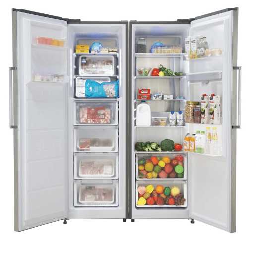 amerikana.com-refrigerateur-et-congelateur401-402-13.png DUO Congélateur et Réfrigérateur <br>AFSDF 282 NF XS E <br>AFSDR 373 NF XS E